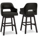 Tallenger - Upholstered Swivel Barstool (Set of 2) - Tallahassee Discount Furniture (FL)