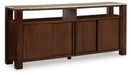 Tobinville - Dark Brown - Accent Cabinet - Tallahassee Discount Furniture (FL)