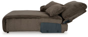 Top Tier - Chocolate - Laf Press Back Chaise - Tallahassee Discount Furniture (FL)
