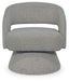 Nashkins - Swivel Accent Chair - Pebble - Tallahassee Discount Furniture (FL)