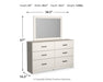 Stelsie - Dresser, Mirror - White - Tallahassee Discount Furniture (FL)