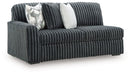 Midnight-Madness - LAF Sofa - Gunmetal - Tallahassee Discount Furniture (FL)