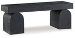 HoLGrove - Black - Accent Bench - Tallahassee Discount Furniture (FL)