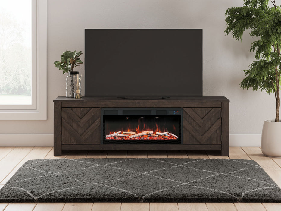 Cayboni - LG TV Stand With Fireplace Option - Tallahassee Discount Furniture (FL)