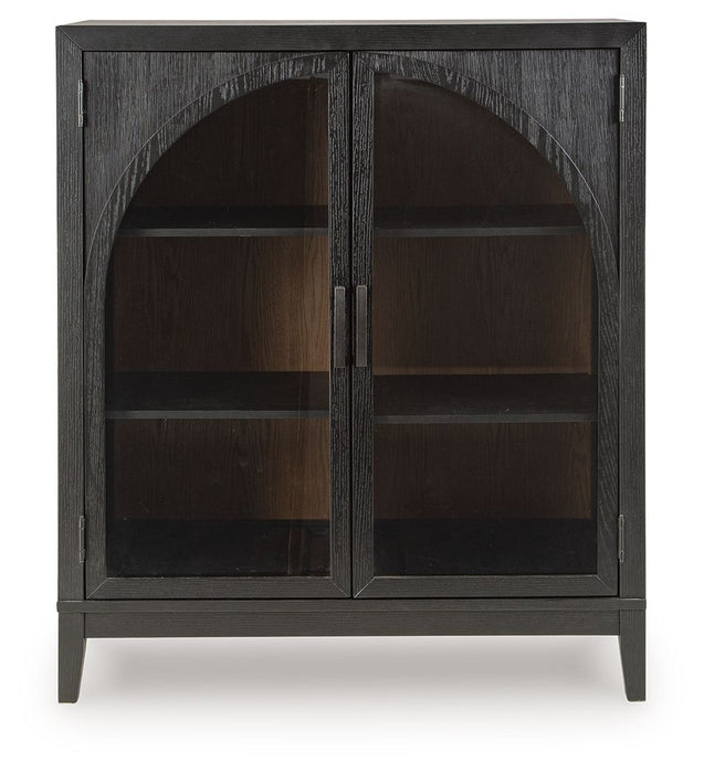 Armenleigh - Black / Brown - Bar Cabinet - Tallahassee Discount Furniture (FL)