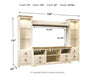 Willowton - Entertainment Center With Fireplace Option - Tallahassee Discount Furniture (FL)