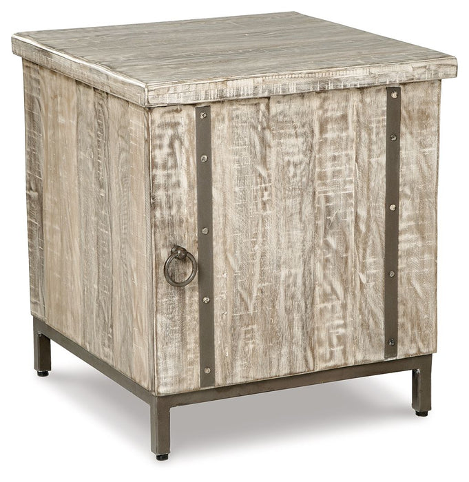Laddford - Accent Cabinet - Shelf - Whitewash - Tallahassee Discount Furniture (FL)