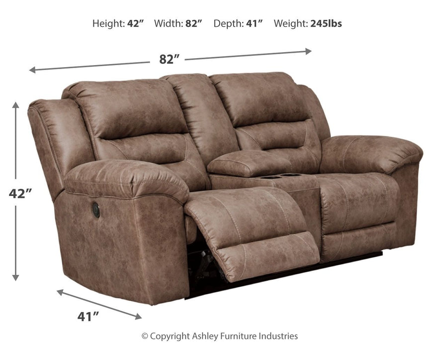 Stoneland - Power Reclining Loveseat - Tallahassee Discount Furniture (FL)