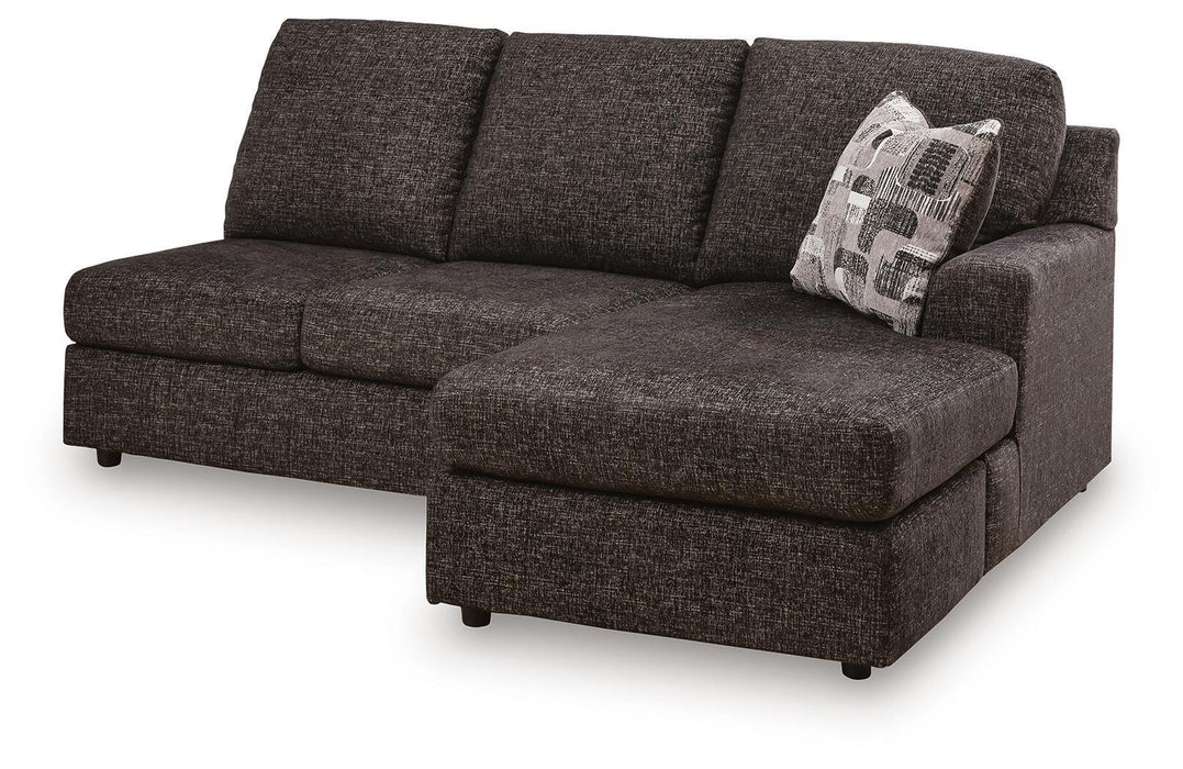 Lentiz - RAF Sofa Chaise - Onyx - Tallahassee Discount Furniture (FL)