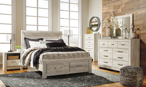 Bellaby - Dresser, Mirror, Platform Bed With Storage Drawers Set - Tallahassee Discount Furniture (FL)