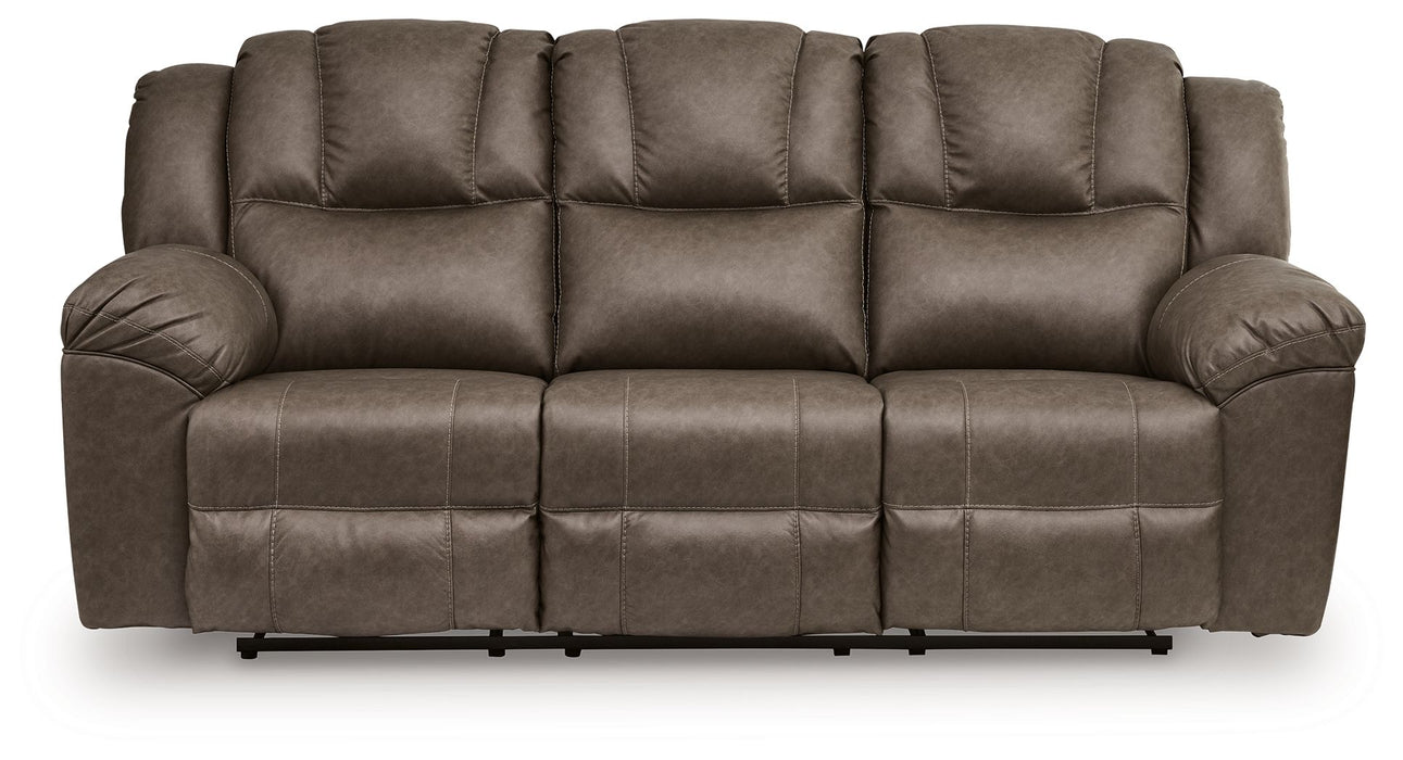Lowilla - Reclining Sofa - Driftwood - Tallahassee Discount Furniture (FL)