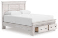 Makidern - Panel Storage Bed With Storage Footboard - Tallahassee Discount Furniture (FL)