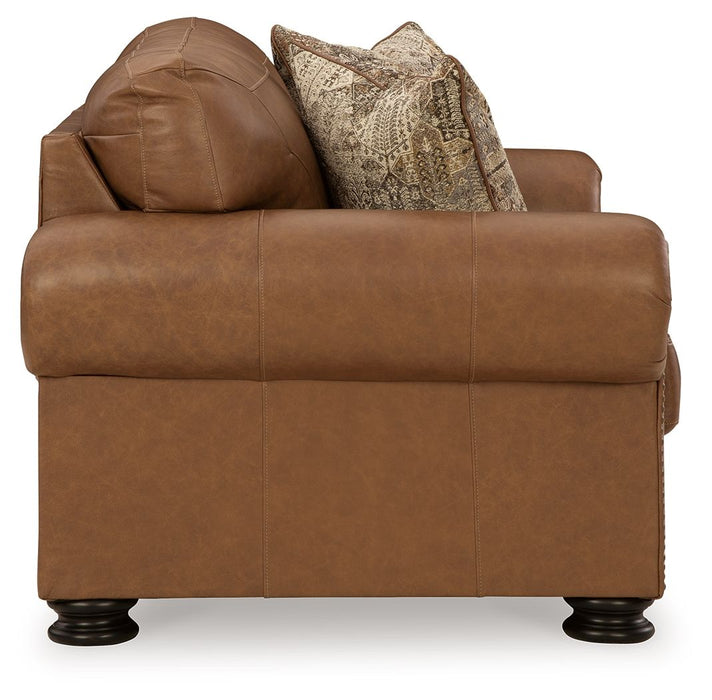 Carianna - Caramel - Loveseat - Tallahassee Discount Furniture (FL)