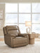 Glencroft - Power Recliner / Adjustable Headrest - Sahara - Tallahassee Discount Furniture (FL)