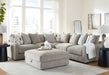 Aslan Court - Sectional With Ottoman Set - Tallahassee Discount Furniture (FL)