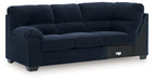 SimpleJoy - LAF Sofa With Corner Wedge - Navy - Tallahassee Discount Furniture (FL)
