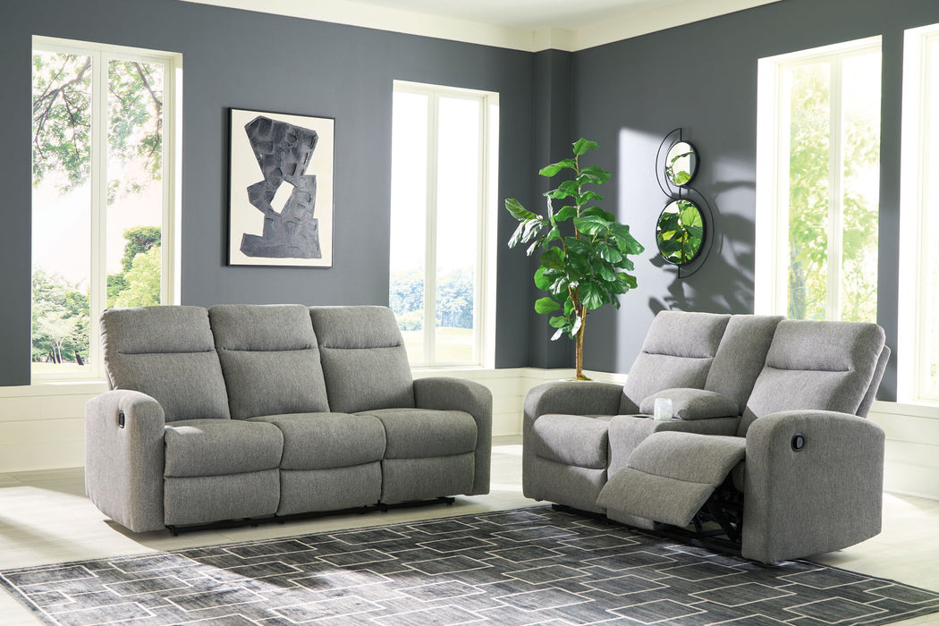 Gauntlet - 2 Pc. - Reclining Sofa And Loveseat - Sterling