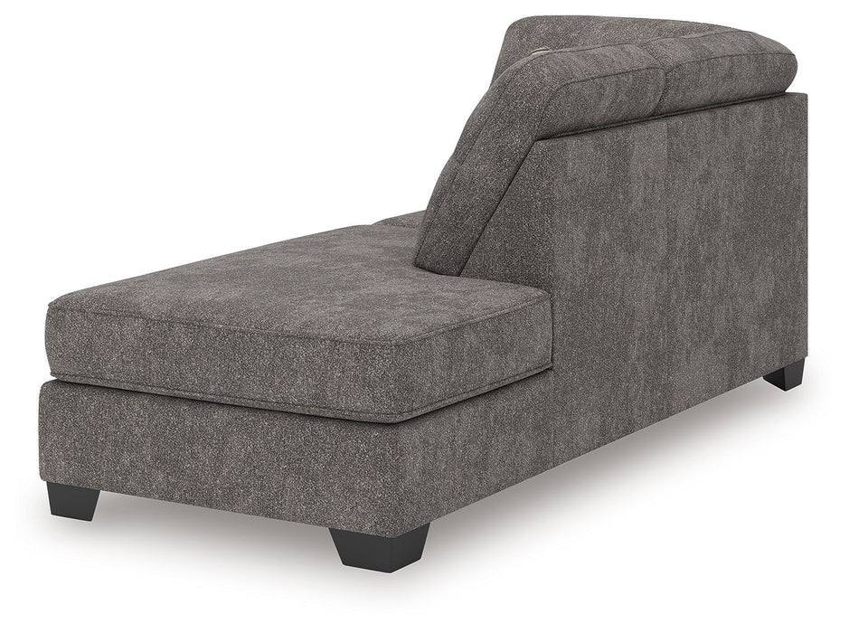 Olten - Graphite - RAF Corner Chaise - Tallahassee Discount Furniture (FL)