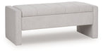 Akselman - Gray - Storage Bench - Tallahassee Discount Furniture (FL)