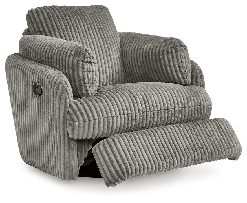 Tie-breaker - Swivel Glider Recliner - Tallahassee Discount Furniture (FL)