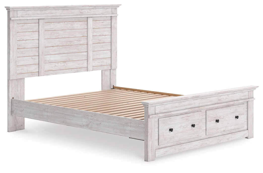 Makidern - Panel Storage Bed With Storage Footboard - Tallahassee Discount Furniture (FL)