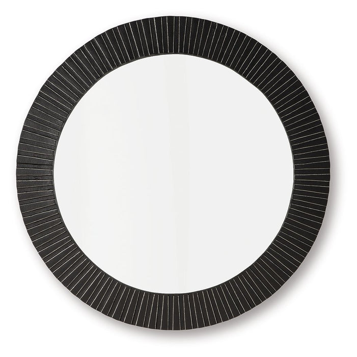 Ozias - Black - Accent Mirror - Tallahassee Discount Furniture (FL)