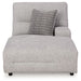Acklen Place - Pewter - Raf Power Reclining Back Chaise - Tallahassee Discount Furniture (FL)