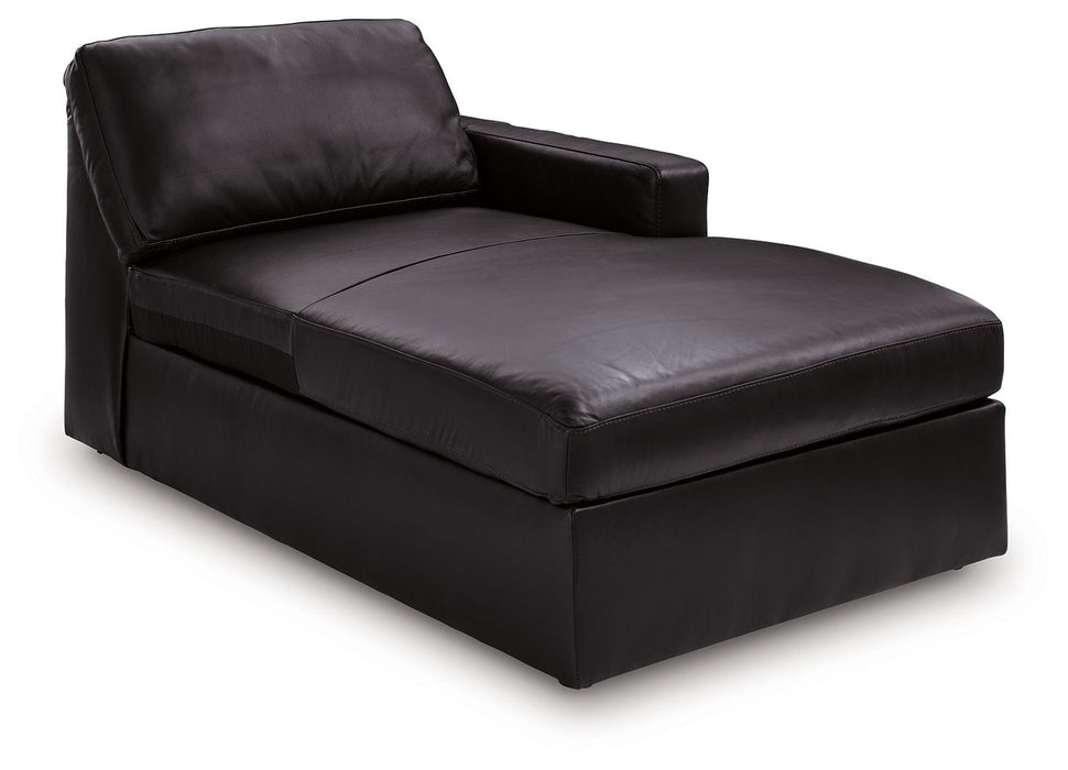 ModMax II - RAF Corner Chaise - Black - Tallahassee Discount Furniture (FL)