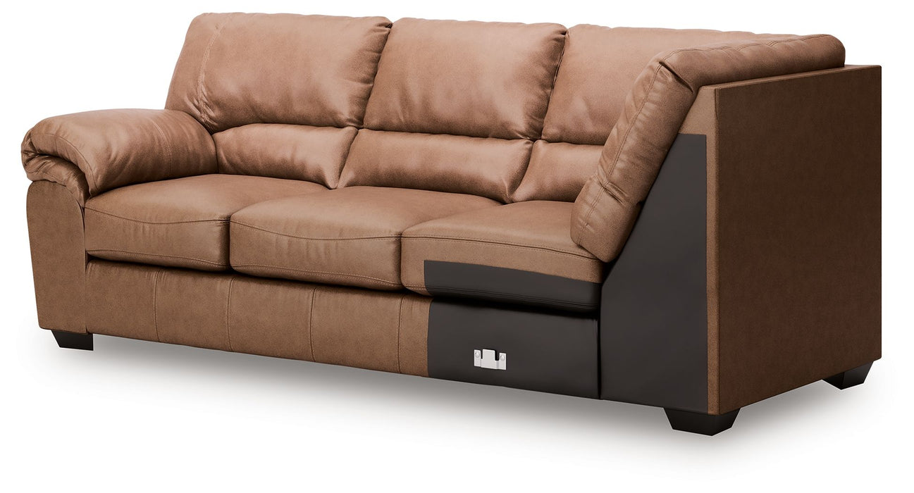 WillowBend - Caramel - LAF Sofa With Corner Wedge - Tallahassee Discount Furniture (FL)