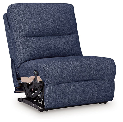 Acklen Place - Navy - Power Armless Recliner With Adj Headrest - Tallahassee Discount Furniture (FL)