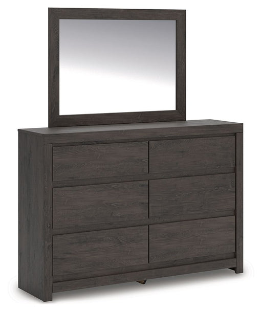 Fraluna - Charcoal - Dresser And Mirror - Tallahassee Discount Furniture (FL)