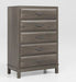 Mazing - Five Drawer Chest - Gray - Tallahassee Discount Furniture (FL)