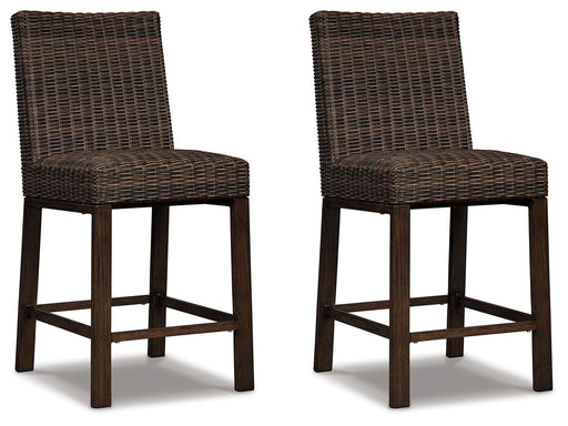 Paradise Trail - Barstool (Set of 2) - Medium Brown - Tallahassee Discount Furniture (FL)