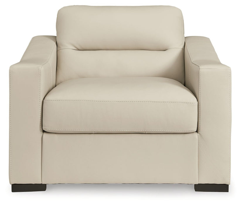 Treasure Trove - 2 Pc. - Chair And A Half, Ottoman - Almond - Tallahassee Discount Furniture (FL)