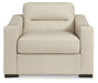 Treasure Trove - 2 Pc. - Chair And A Half, Ottoman - Almond - Tallahassee Discount Furniture (FL)