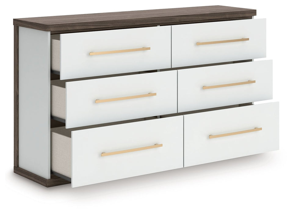 Kendanport - Six Drawer Dresser - Tallahassee Discount Furniture (FL)