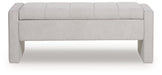 Akselman - Gray - Storage Bench - Tallahassee Discount Furniture (FL)