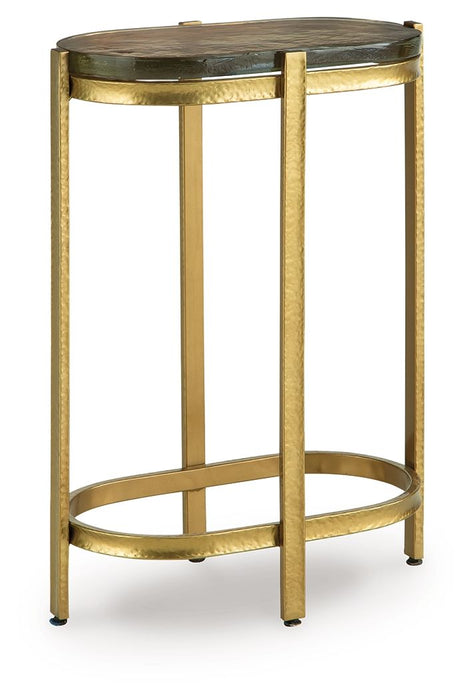 Porterville - Gold Finish - Accent Table - Tallahassee Discount Furniture (FL)