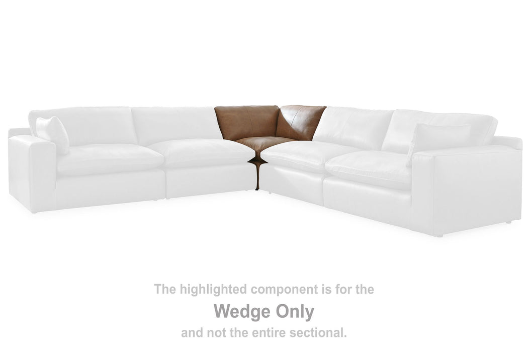 Emilia - Caramel - Wedge - Tallahassee Discount Furniture (FL)