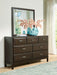 Vanmore - Dark Brown - Dresser And Mirror - Tallahassee Discount Furniture (FL)