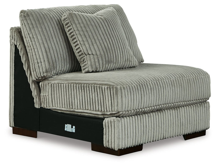 Lindyn - Fog - Armless Chair - Tallahassee Discount Furniture (FL)