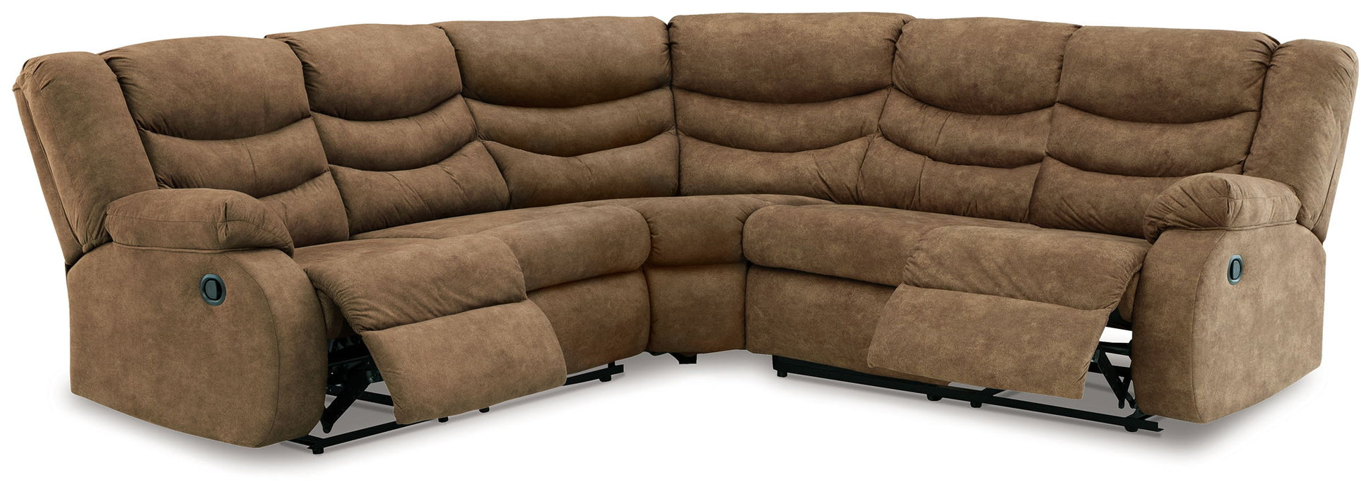 Partymate - Reclining Sectional - Tallahassee Discount Furniture (FL)