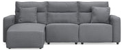 Modmax II - Reclining Sectional - Salt And Pepper - Tallahassee Discount Furniture (FL)