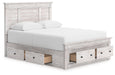 Makidern - Panel Storage Bed With Under Bed Storage Unit And Storage Footboard - Tallahassee Discount Furniture (FL)