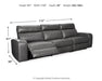 Samperstone - Power Reclining Sectional - Tallahassee Discount Furniture (FL)