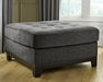 Reidshire - Oversized Accent Ottoman - Steel - Tallahassee Discount Furniture (FL)