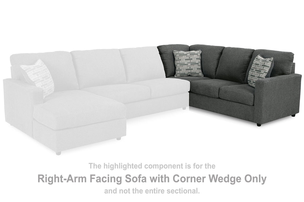 Edenfield - Sofa, Wedge - Tallahassee Discount Furniture (FL)