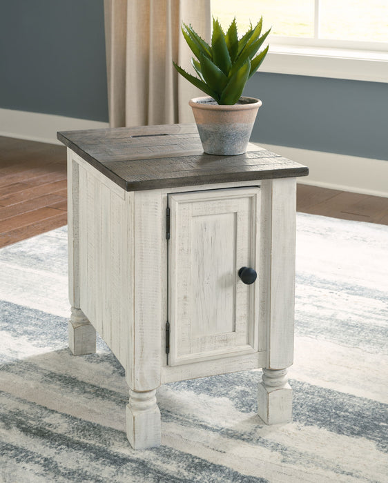 Havalance - White / Gray - Chair Side End Table - Tallahassee Discount Furniture (FL)