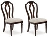 Lavinton - Tan / Brown - Dining Upholstered Side Chair (Set of 2) - Tallahassee Discount Furniture (FL)