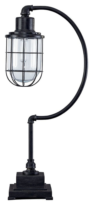 Jae - Antique Black - Metal Desk Lamp - Tallahassee Discount Furniture (FL)
